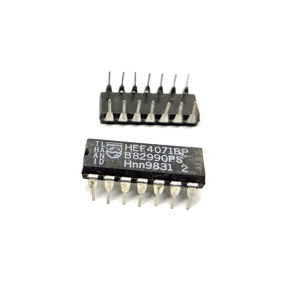 3Pcs HEF4071BP 4071 IC, Quad 2Input OR Gate DIP14, 15V